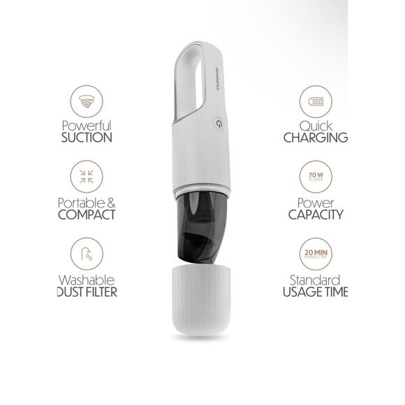 STARUMENT Portable Cordless Rechargeable Hand Vacuum Cleaner Handheld - Picture 3 of 9